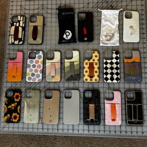 Walli Premium Phone Case Collection - Black, White, and Multicolor